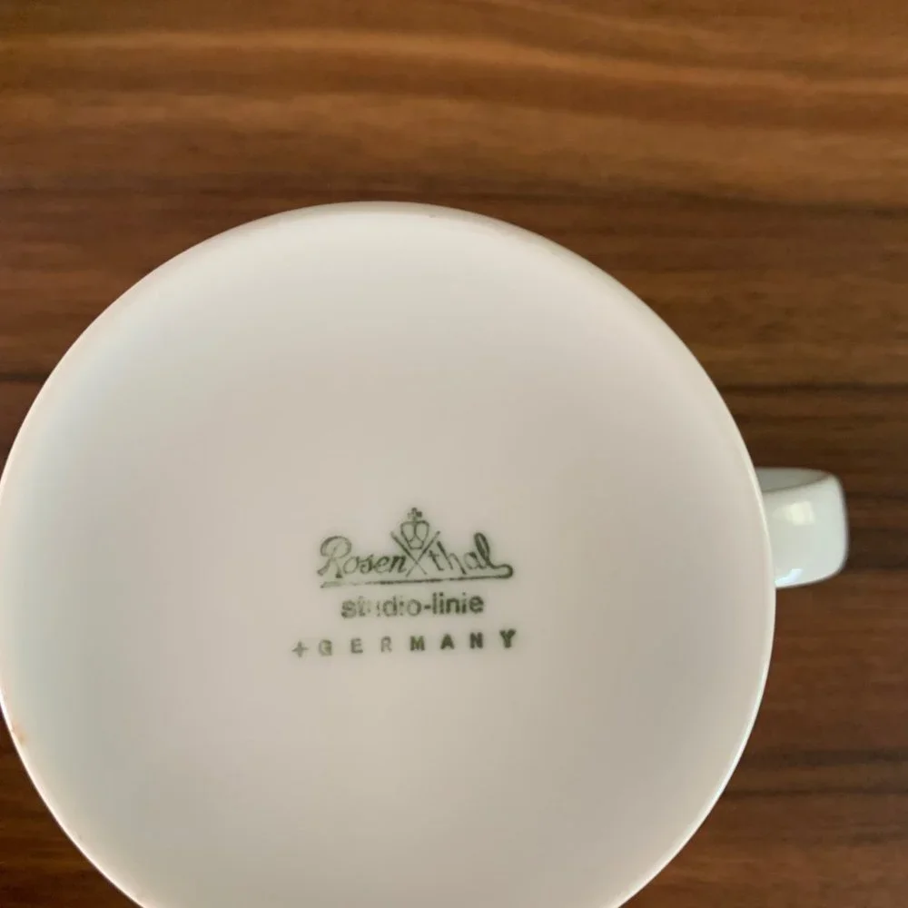 Emilio Pucci Rosenthal Studio Line Germany Piemonte Cup and Saucer - Picture 5 of 6